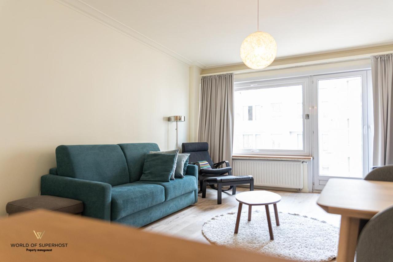 Helene, Appartement Vlakbij Het Strand 奥斯滕德 外观 照片